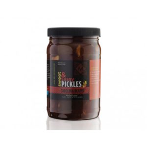 Sweet and Sassy Pickles with Carolina Reaper Chiles