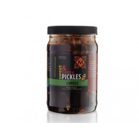 Sweet and Sassy Pickles with Chipotle